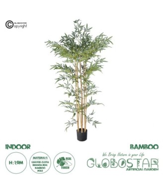 GloboStar® Artificial Garden BAMBOO 20036 Τεχνητό Διακοσμητικό Φυτό Μπαμπού Υ190cm